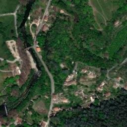 Vue satellite de Aire de camping-car à Aulas à Aulas