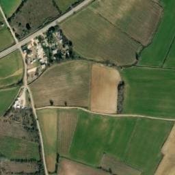 Vue satellite de Camping à Blauzac à Blauzac