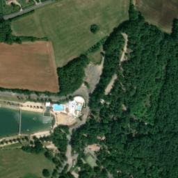 Vue satellite de Camping municipal Nature, Lac et Forêt à Saint-Urcisse