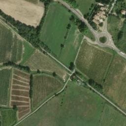 Vue satellite de Aire de repos à Vers-Pont-du-Gard à Vers-Pont-du-Gard