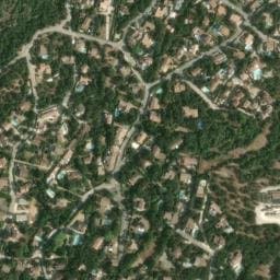 Vue satellite de Bivouac à Vers-Pont-du-Gard à Vers-Pont-du-Gard
