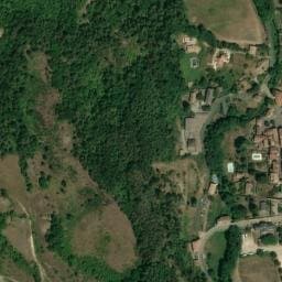 Vue satellite de Aire de camping-car à Alzon à Alzon