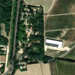 Vue satellite de Les Deux Rhône à Villeneuve-lès-Avignon