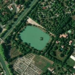 Vue satellite de Camping Municipal de Montech à Montech