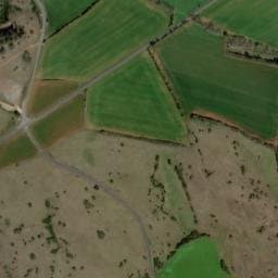 Vue satellite de Aire des Quatre Routes à La Cavalerie