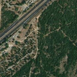 Vue satellite de Aire d'Estézargues-Sud à Valliguières