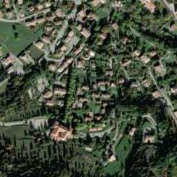 Vue satellite de Aire de camping-car à Annot à Annot
