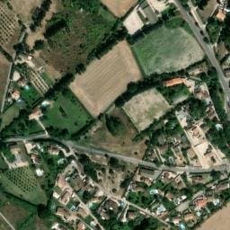 Vue satellite de Aire de repos à Velleron (4) à Velleron