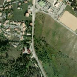 Vue satellite de Camping municipal Les Iscles à Saint-André-les-Alpes