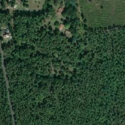 Vue satellite de Camping à la ferme Bernadon à Vielle-Saint-Girons