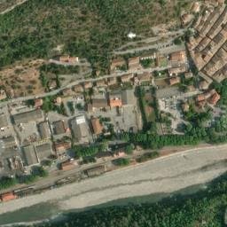 Vue satellite de Fontaine de Puget-Théniers à Puget-Théniers