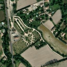 Vue satellite de Aire de repos à Velleron (2) à Velleron