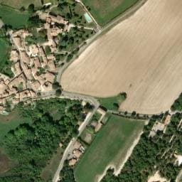 Vue satellite de Fontaine de Murs à Murs