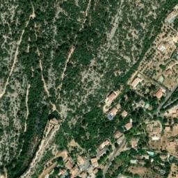 Vue satellite de Aire Camping-car Saint-Saturnin-lès-Apt à Apt