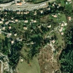 Vue satellite de Aire camping-cars d’Entrevaux à Sausses