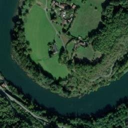 Vue satellite de La mise à l'eau à Ambialet