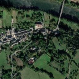 Vue satellite de Camping municipal à La Bastide-Solages