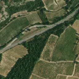 Vue satellite de Aire de repos à Remoulins à Remoulins