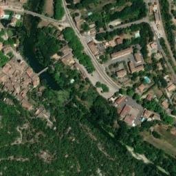 Vue satellite de Aire de camping-car à Quissac à Quissac
