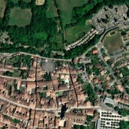 Vue satellite de Fontaine de Lectoure (cathédrale) à Lectoure