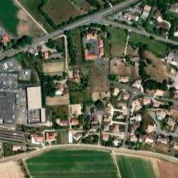 Vue satellite de Aire de camping-car à Lectoure à Lectoure