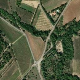 Vue satellite de Aire de repos à Saint-Pantaléon à Saint-Pantaléon