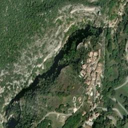 Vue satellite de Gîte communal d'Oppedette à Oppedette
