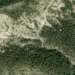 Vue satellite de Cabane de Parrioune à Moriez