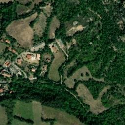 Vue satellite de Les Trémières - Aire des marcheurs à Viala-du-Pas-de-Jaux