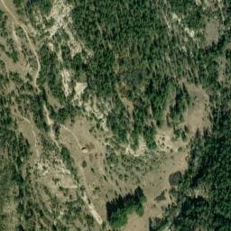 Vue satellite de Gîte forestier des Blâches à Majastres