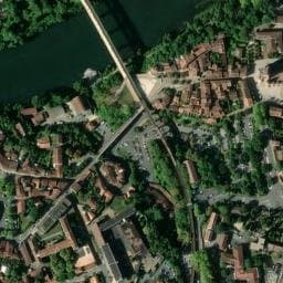 Vue satellite de Parking Bondidou - Albi à Saliès
