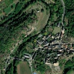Vue satellite de Aire de camping-car à La Bastide-Solages à La Bastide-Solages