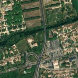 Vue satellite de Le Jantou à Châteauneuf-de-Gadagne