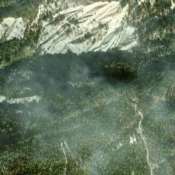 Vue satellite de Abri de Font Giberge à Vergons