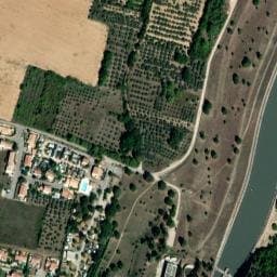 Vue satellite de Camping Les Oliviers à Lurs