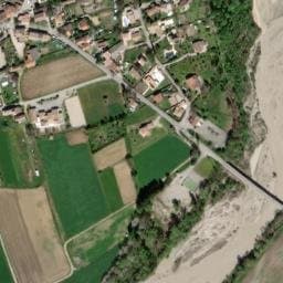 Vue satellite de Aire de camping-car à Puimoisson à Puimoisson