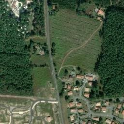 Vue satellite de L'Océane à Vielle-Saint-Girons