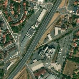 Vue satellite de Aire de camping-car à Saliès à Saliès