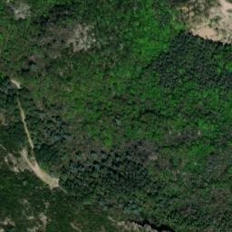 Vue satellite de Cabane du col de la Baraquette à Saint-Laurent-le-Minier