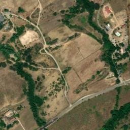 Vue satellite de AIRE DE CAMPING-CAR LA DEVÈZE à Montoulieu