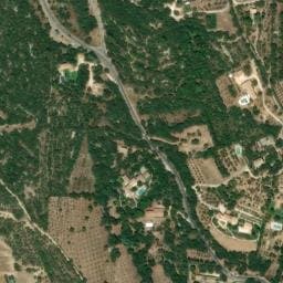 Vue satellite de Aire de repos à Fontaine-de-Vaucluse (3) à Fontaine-de-Vaucluse