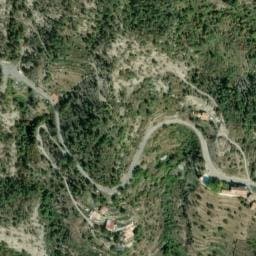 Vue satellite de Fontaine à Utelle à Utelle