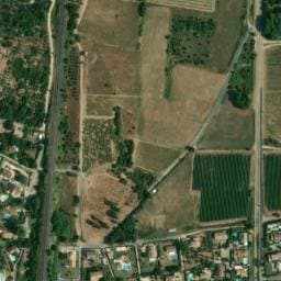 Vue satellite de Bivouac à Sernhac (4) à Sernhac