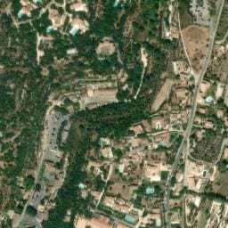 Vue satellite de Aire Municipale Gordes à Saint-Pantaléon