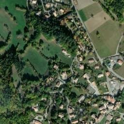 Vue satellite de Camping du Lac à Vergons