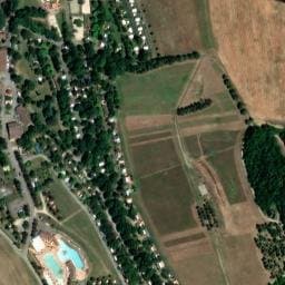 Vue satellite de Le Lac des Trois Vallées à Lectoure