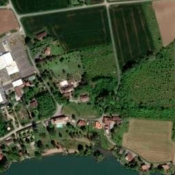 Vue satellite de Les Châlets du Lac à Labastide-de-Lévis