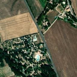 Vue satellite de Camping Au Tylo Soleil à Dauphin