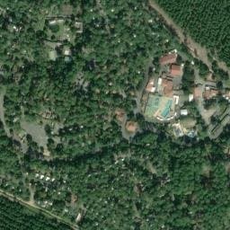 Vue satellite de Arnaoutchot Camping Naturiste à Vielle-Saint-Girons