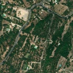 Vue satellite de Parking des Bories à Saint-Pantaléon